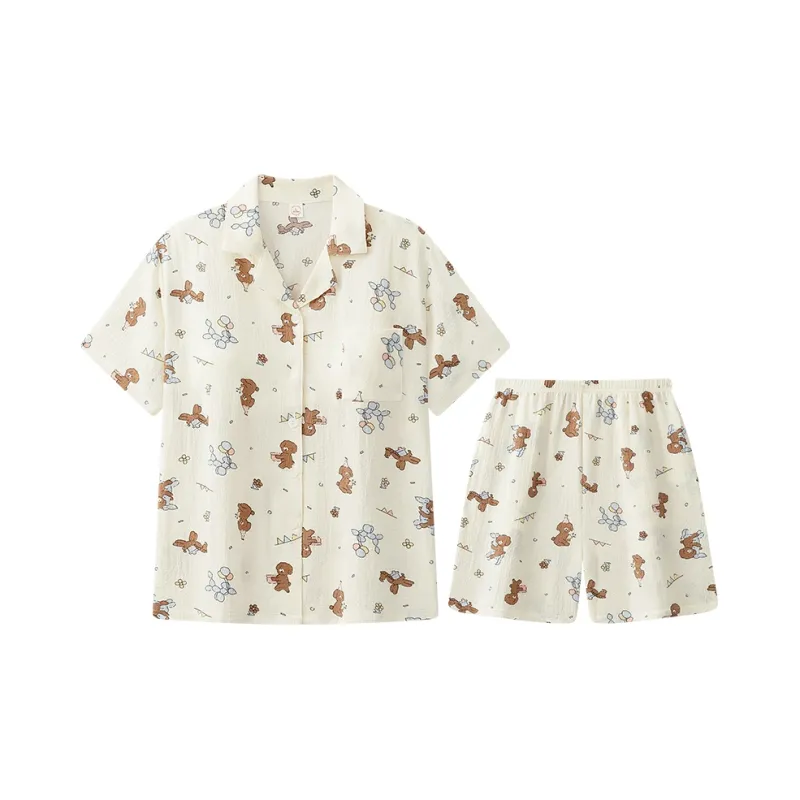 William Pajama Set Women's Ecru-0