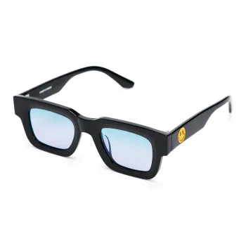 PLASTIC BRAIN Plate Frame TR/Memory Plastic Square Ink Lenses Unisex Multicolor Dopamine Dressing