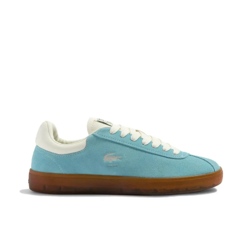 LACOSTE Low Top Skateboard Shoes Women's Blue-1