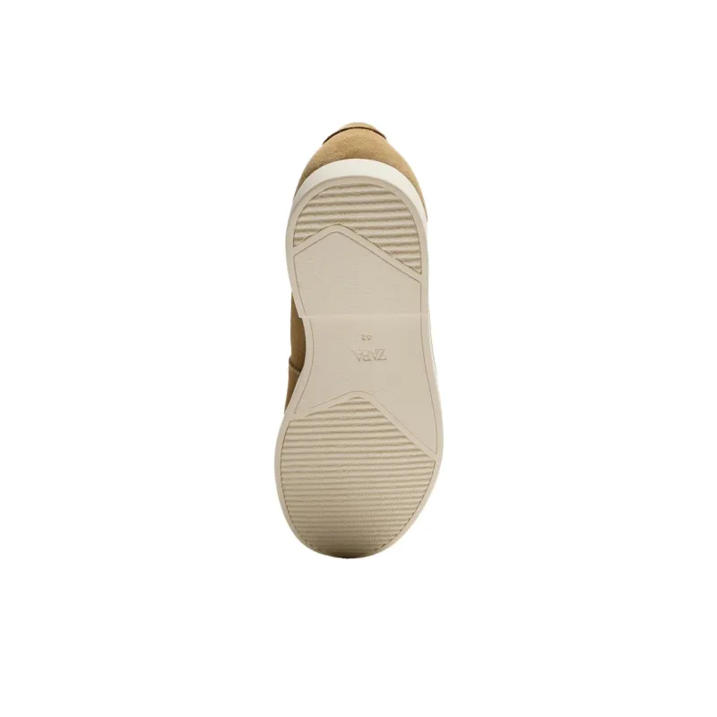 ZARA Men's Casual Shoes Men Low-Top Beige-4