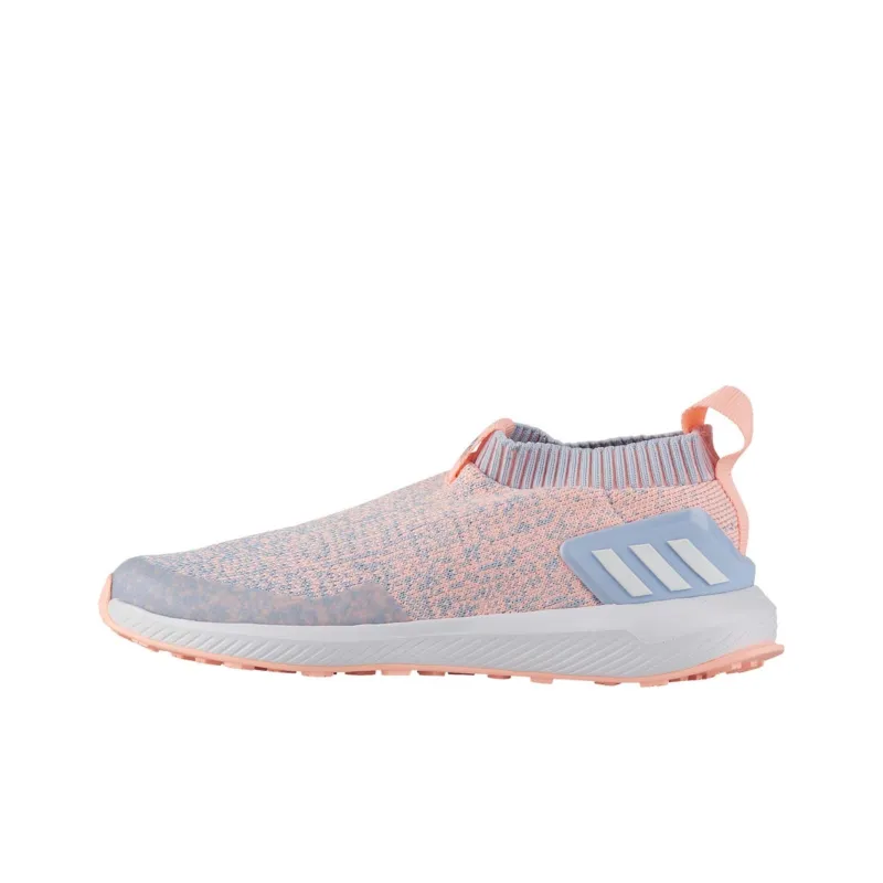 Adidas Rapida Cushioning Low Top Running Shoes Men's White Orange-0