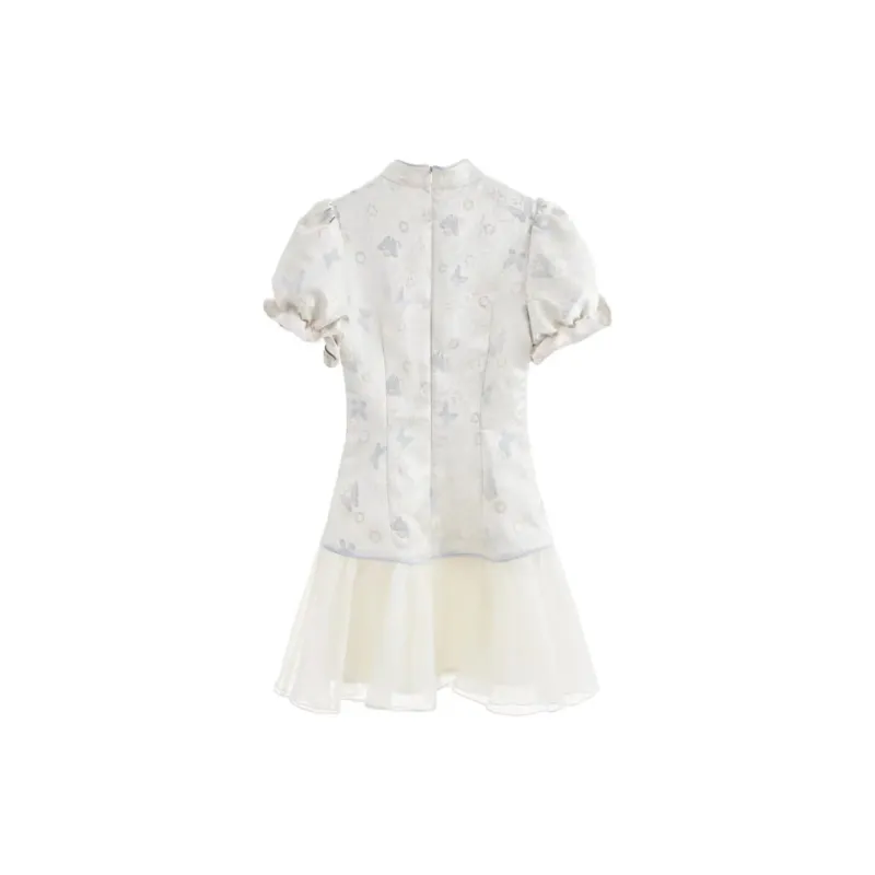 Incolore Short Sleeved Dresses Women's Ivory-1