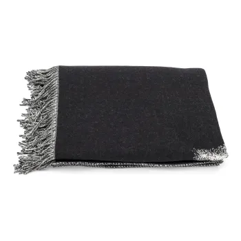 Alexander McQueen Wool Cotton Shawls Women's Black