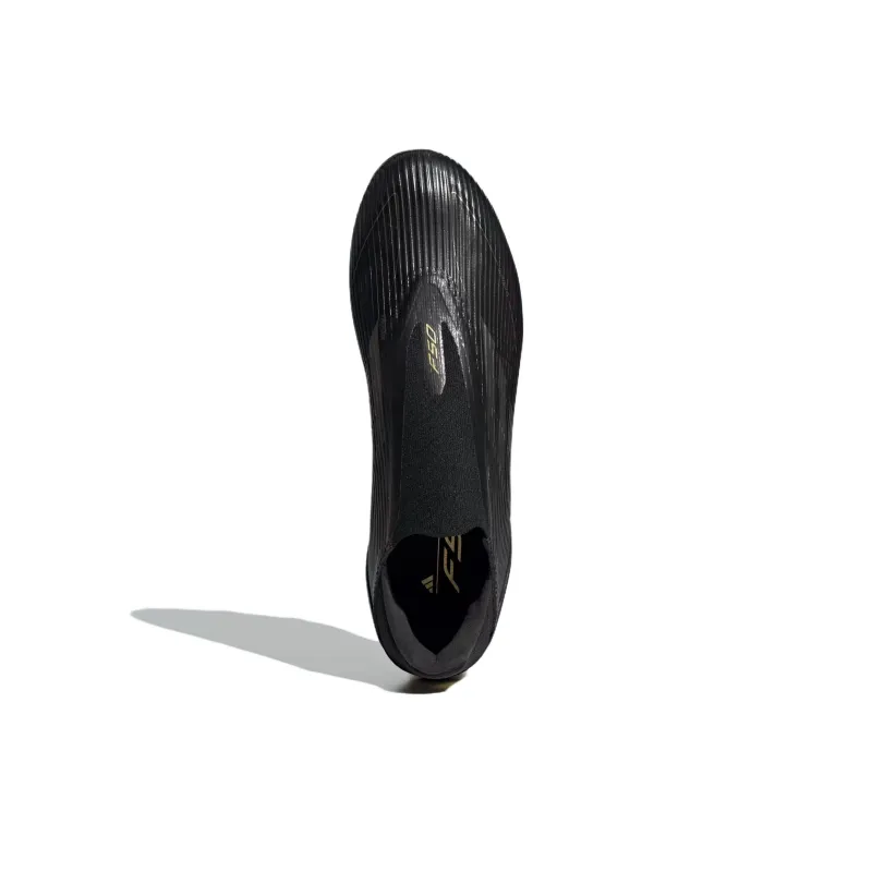 Adidas F50 League Laceless Firm/Multi Ground Core Black Iron Metallic Gold Metallic-2