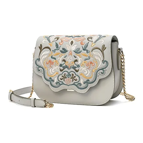 Ancient Yi Xi Crossbody Bags Jade Hairpin Asphalt Gray-1
