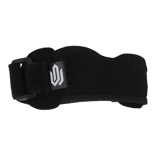 PEAK Indoor And Outdoor Patella Bands Compression Reinforced Black Polyamide Unisex Basic Protective