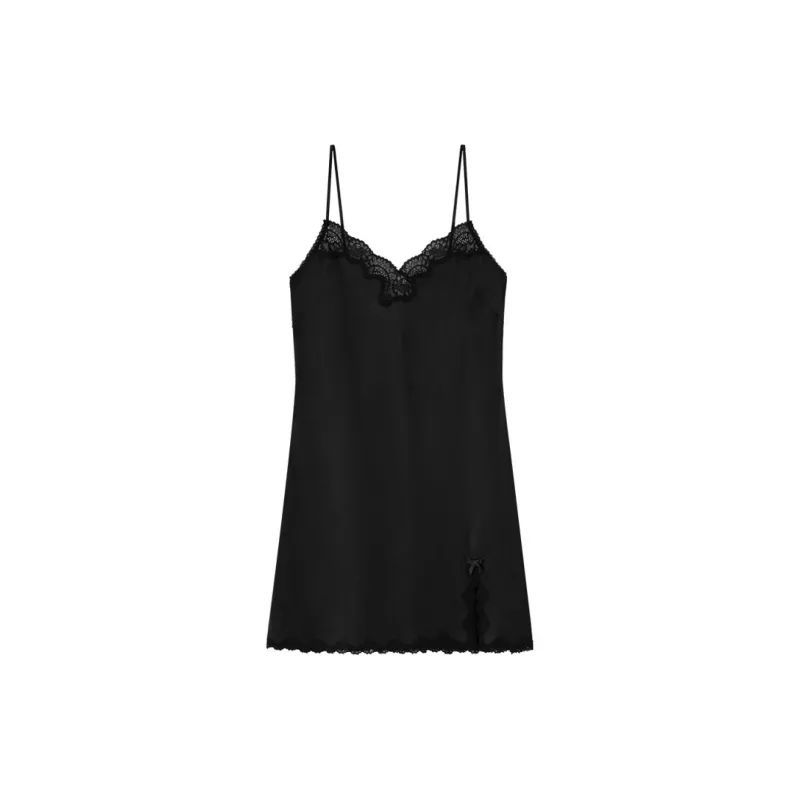 Victoria's Secret SEXY KI Nightgown Women's Black-0