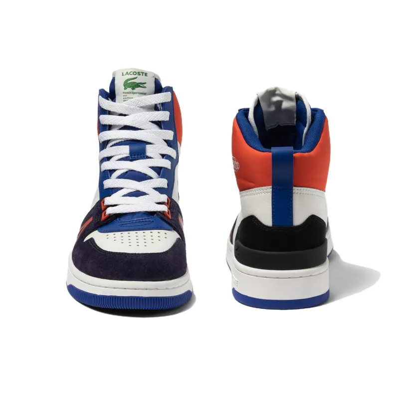 LACOSTE Skateboard Shoes Men's White Blue Black-3