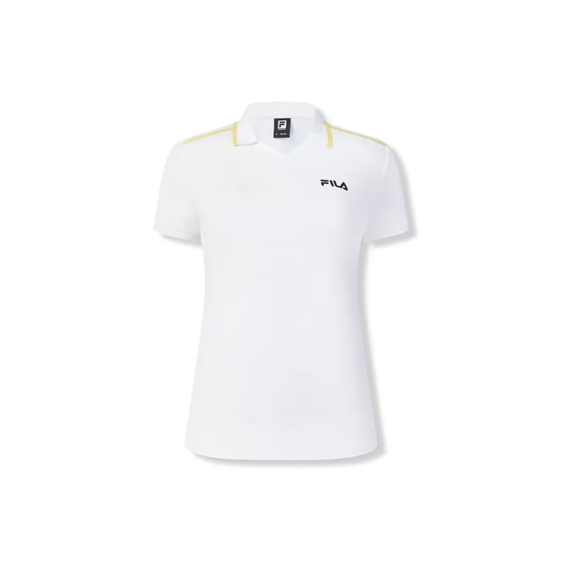 FILA Polo Shirts Women's Jade White-2