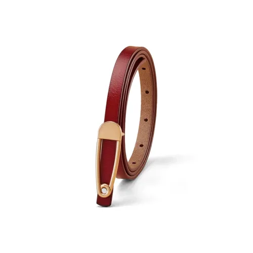 VINEY Leather Belts Women's