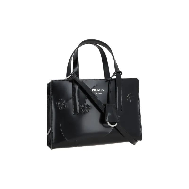 PRADA Logo-Printed Zipped Tote Bag-1