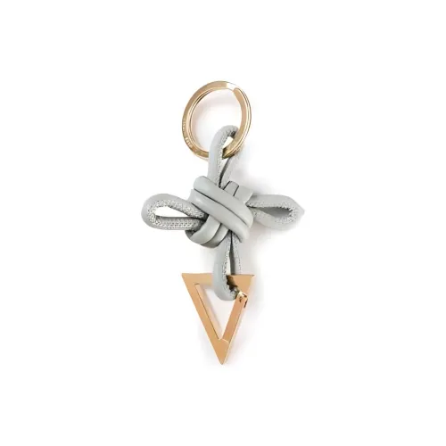 Bottega Veneta Logo Engraved Triangle Keyring