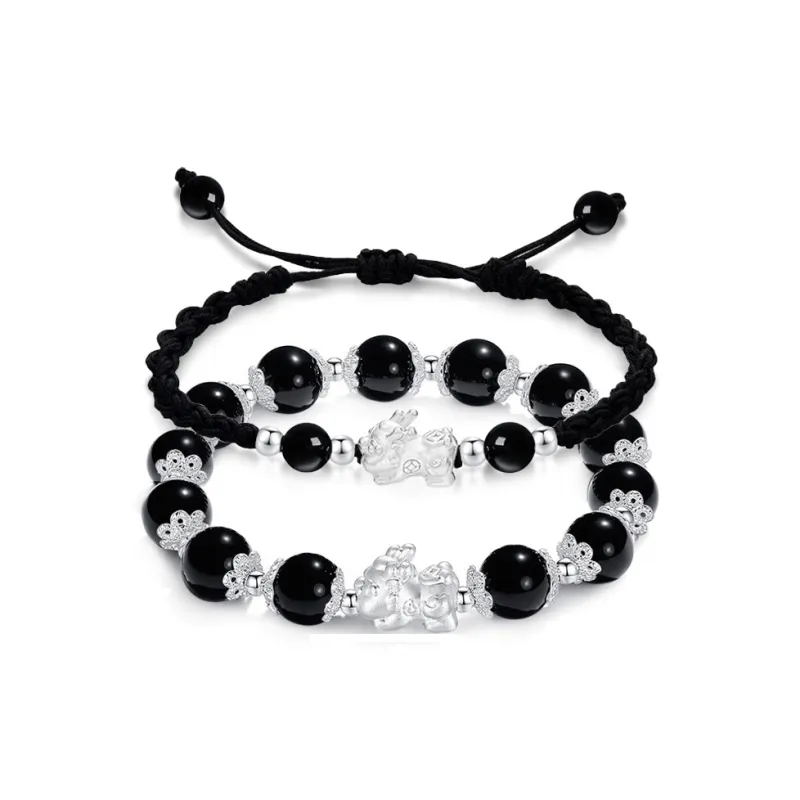 MISS TOOYA S999 Fine Silver Bracelets Unisex-5