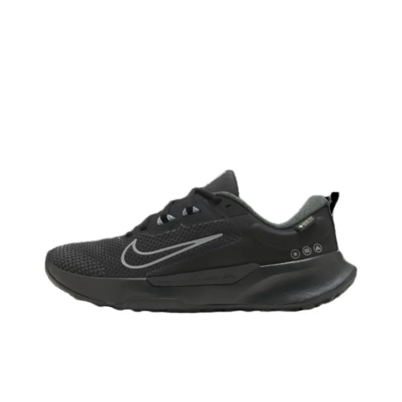 Nike Juniper Trail 2 Slip Resistant Water Resistant Low Top Trail Running Running Shoes Women's Black-0