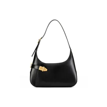 FIEDLE&SISSI Cow Leather Shoulder Bag Women's Obsidian Black