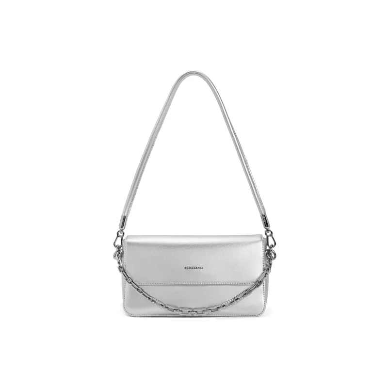 BELLE Cow Split Leather Bonded Synthetic Leather Shoulder Bag Crossbody Bag Medium Size Women's Multicolor-0
