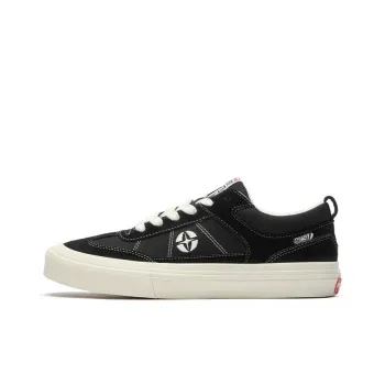 Vision Street Wear Chopper Wear Resistant Support Low Top Skateboard Shoes Unisex Black White