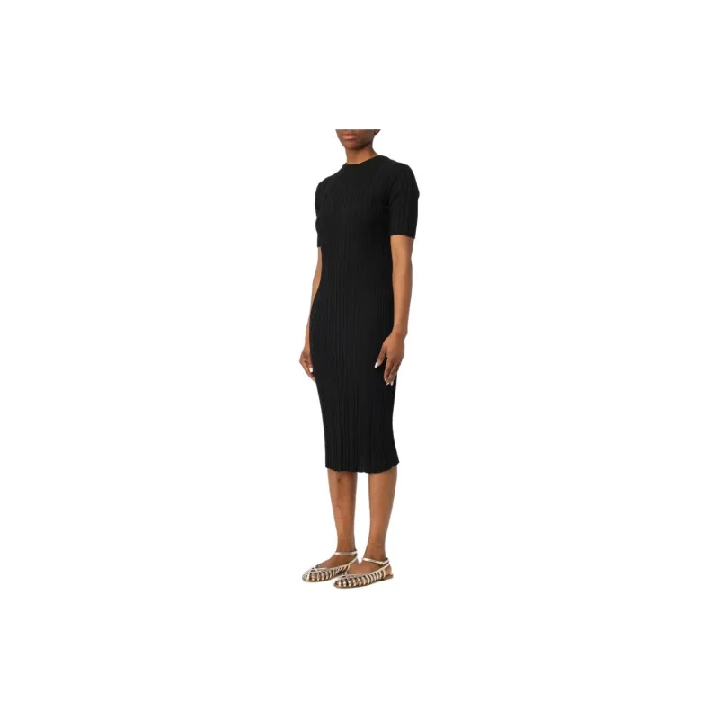 Loulou De Saison Short Sleeved Dresses Women's Black-2