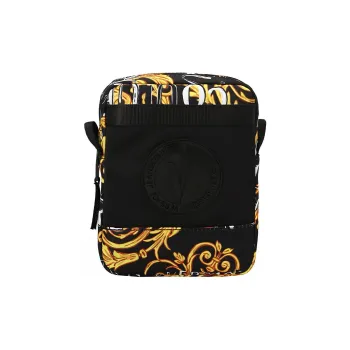 VERSACE JEANS COUTURE Polyester Camera Bag Shoulder Bag Crossbody Bag Mini Men's Black