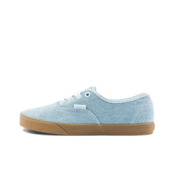 Vans Authentic Non slip Lightweight Low Top Skateboard Shoes Unisex Light Blue