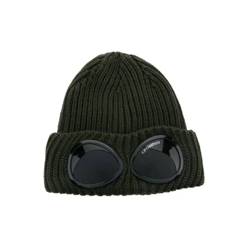 C.P.Company Cotton Goggle Beanie-0