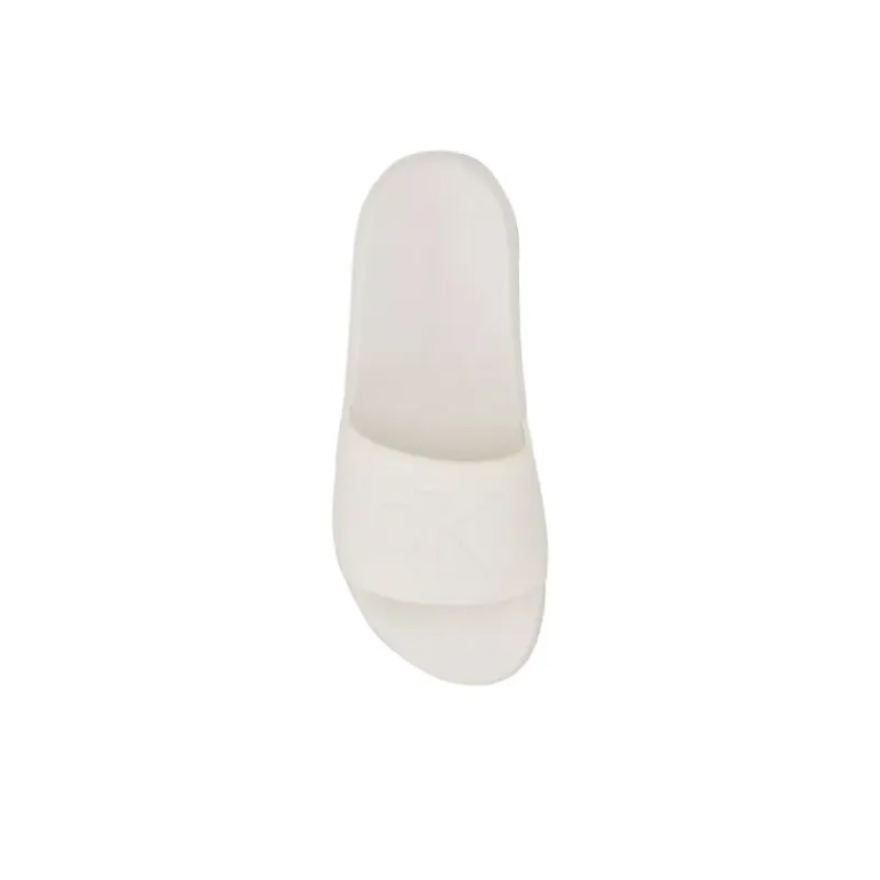 CALVIN KLEIN Slide Slippers Men's White-3