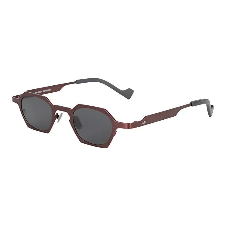 District Vision Titanium Irregular Shape Sunglasses Unisex Red-0