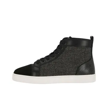 CL LUBOTING High Top Skateboard Shoes Men's Black