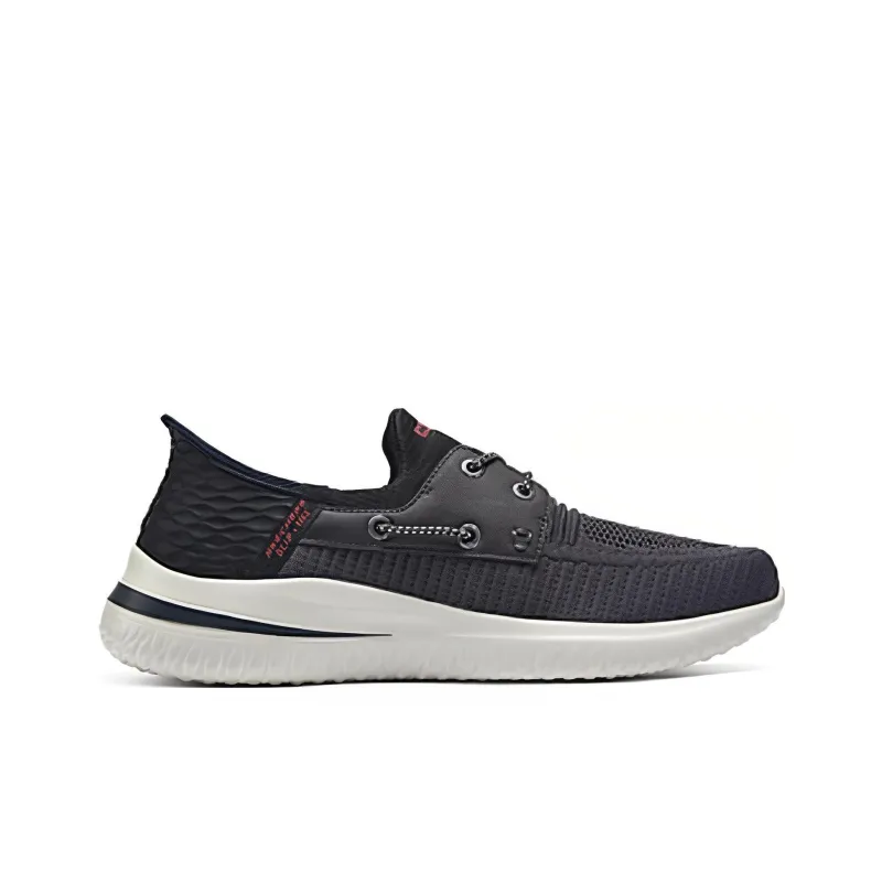Skechers Hands Free Slip-Ins Cushioning Anti-Slip And Wear-Resistant Low-Top Casual Shoes Men's Black-1