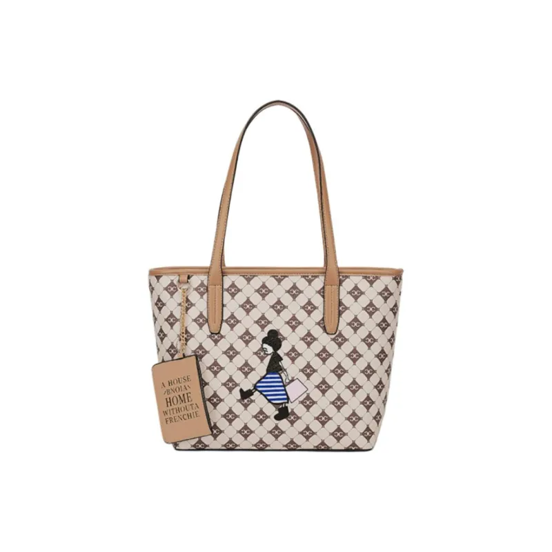 CORALDAISY Synthetic Leather Shoulder Bag Tote Regular Women's Multicolor-1