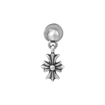 Chrome Hearts 925 Sterling Silver Drop Earrings Stud Earrings Unisex Silver