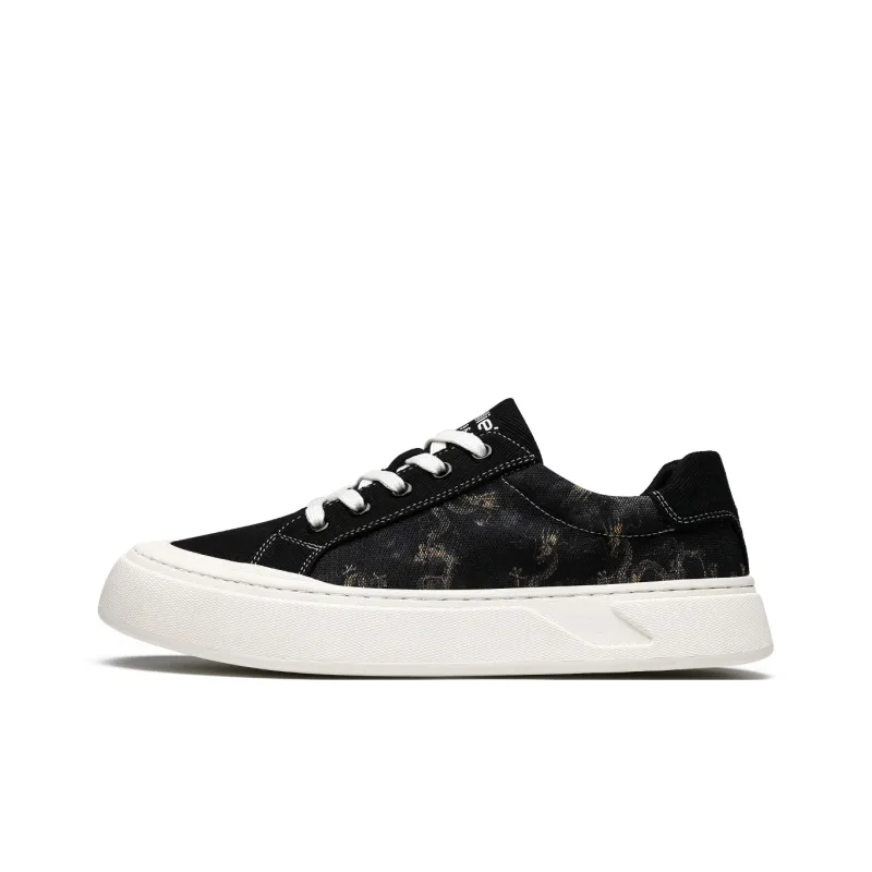 Millies Canvas Shoes Men Low Top Black-0