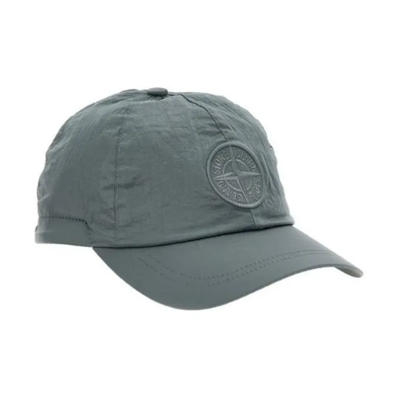 STONE ISLAND Logo Embroidered Baseball Cap-1