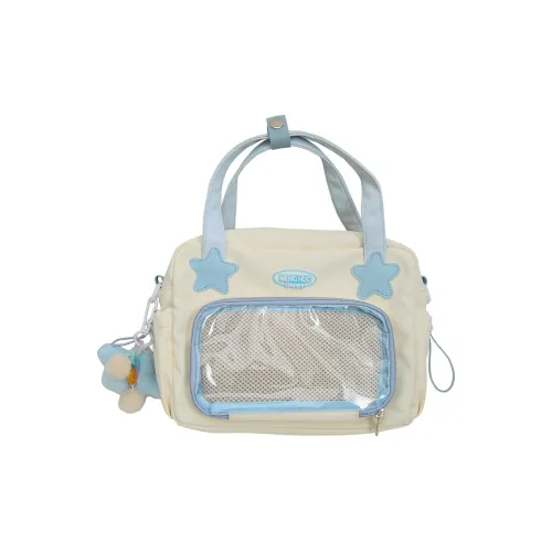 S.REPHEN Polyester-Cotton Blend Crossbody Bag Shoulder Bag Regular Women's White