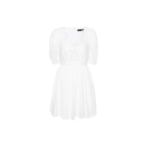 Rotate Short-Sleeved Dresses Women's White