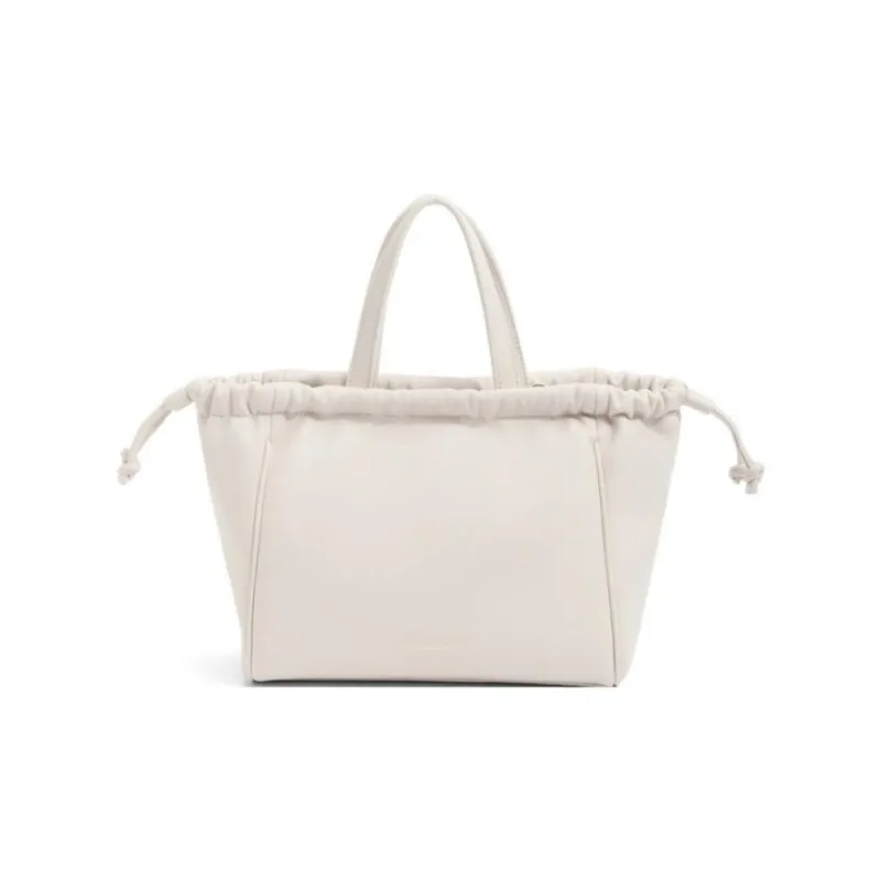 BELLE Artificial Leather Tote Bag Shopping Bag One Shoulder Crossbody Portable Women's Beige/Brown-0