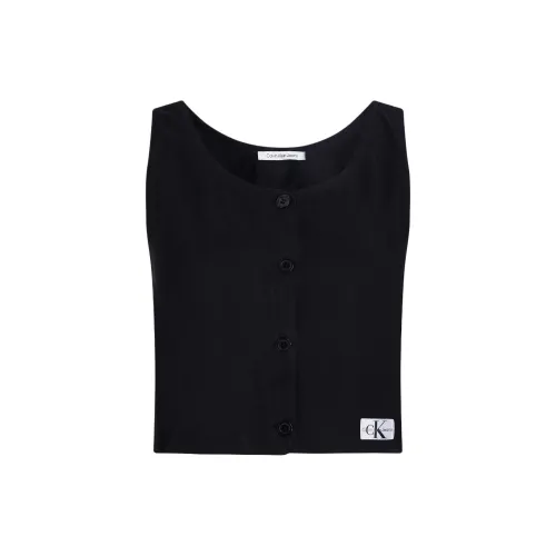 Calvin Klein Tank Tops Women's Black