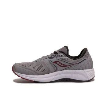Saucony Omni 19 Slip-Resistant Support Lightweight Low-Top Athletic Shoes Men's Light Gray