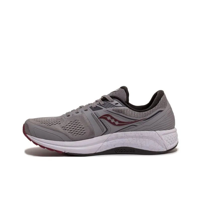 Saucony Omni 19 Slip-Resistant Support Lightweight Low-Top Athletic Shoes Men's Light Gray-0