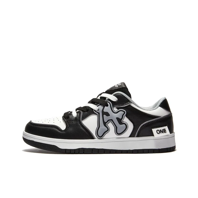 A1 Puffy Shoes Abrasion Resistant Balance Breathable Low Top Skateboard Shoes Unisex-6