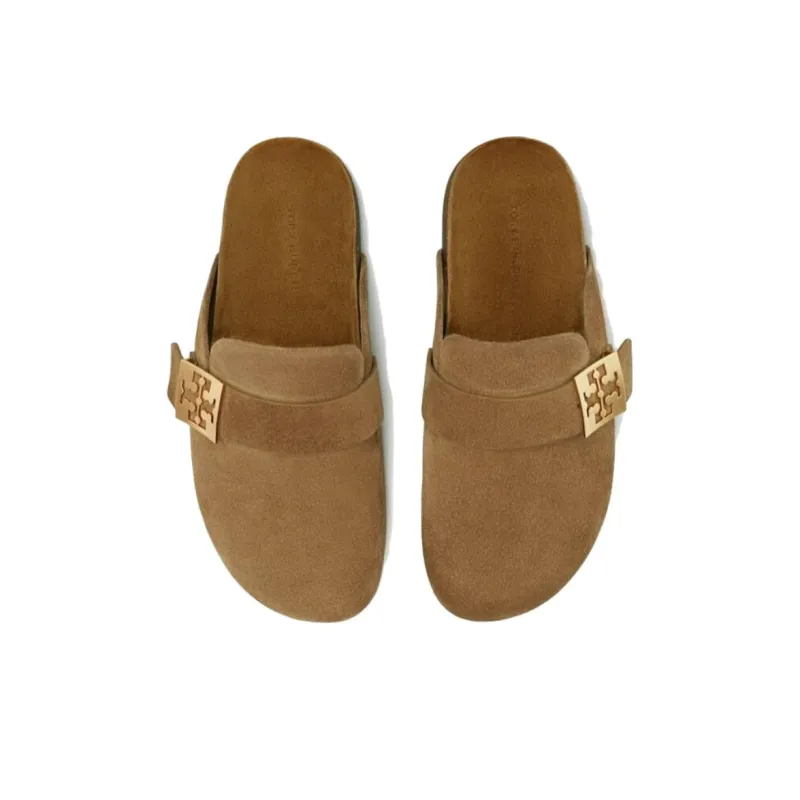 TORY BURCH Closed Toe Slippers Women's Umber-3