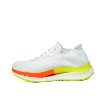 VOIT Abrasion Resistant Slip Resistant Low Top Casual Shoes Unisex White Rainbow