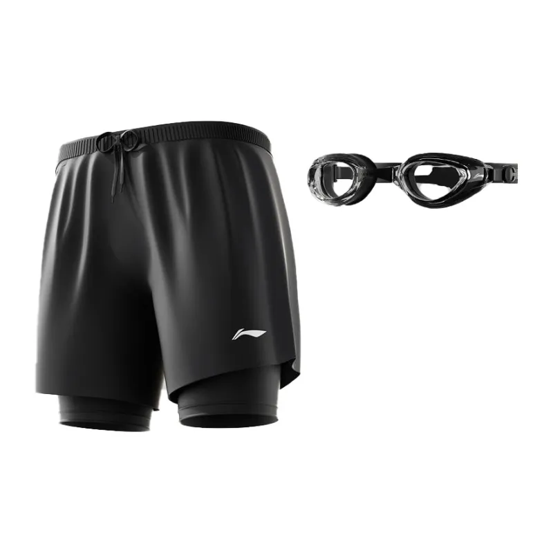 LiNing Swimming Sets Polyester Seaside Vacation Men's-3