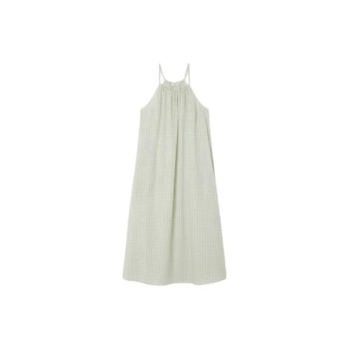 AMERICAN VINTAGE A.M Slip Dresses Women's Green