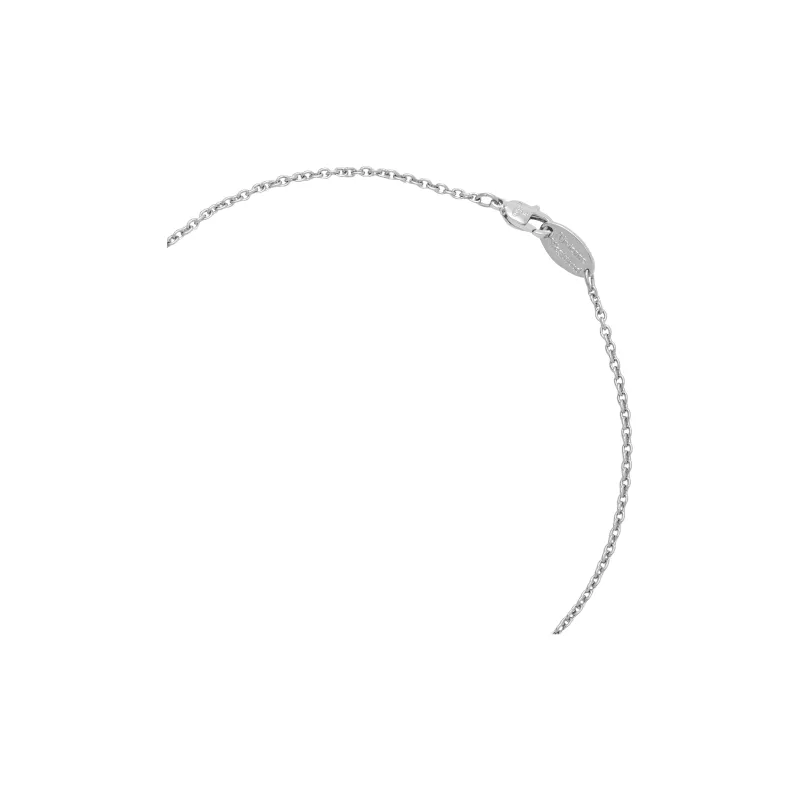 Vivienne Westwood Diamond Necklaces Unisex Silver-3