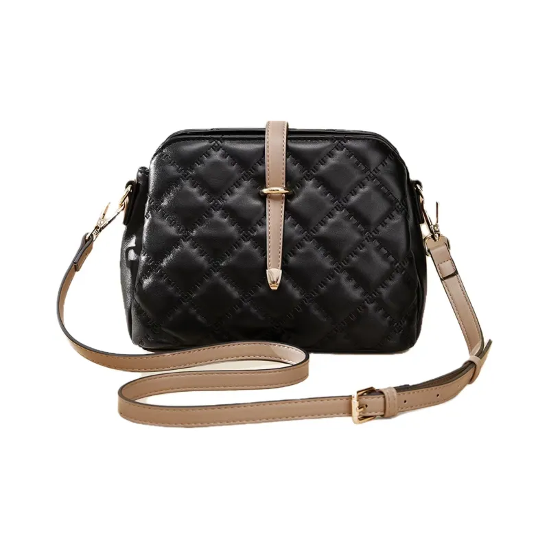CORALDAISY Synthetic Leather Crossbody Bag, Shoulder Bag Women's Mousse Black-3