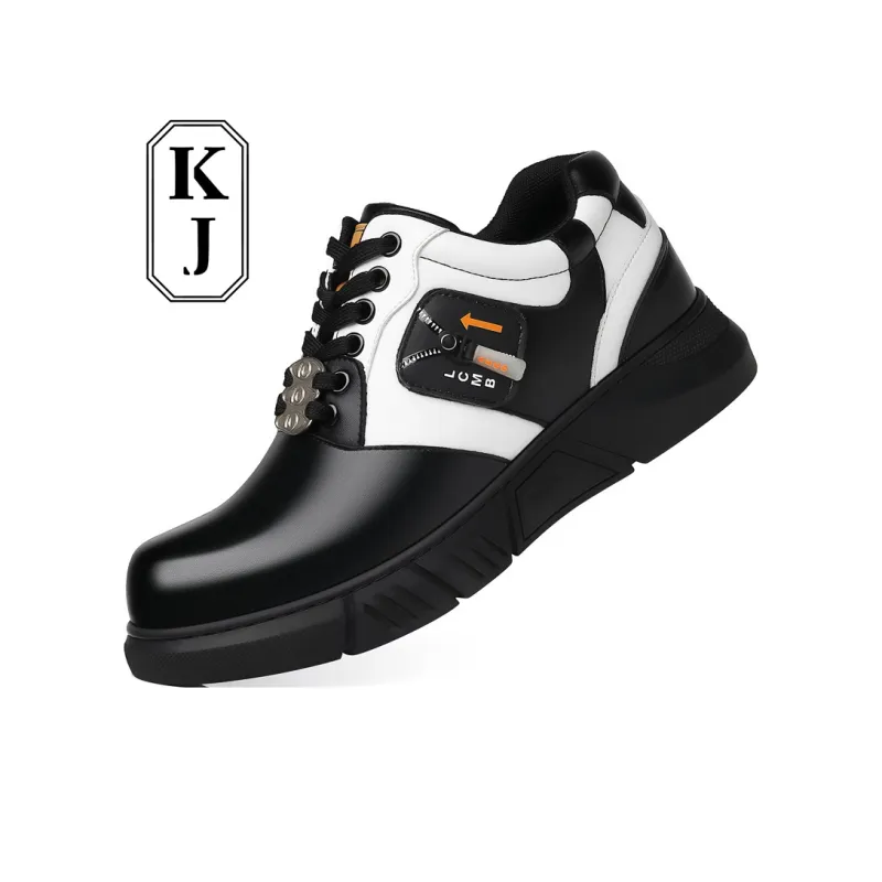 KJ Dress Shoes Men Low Top White-8