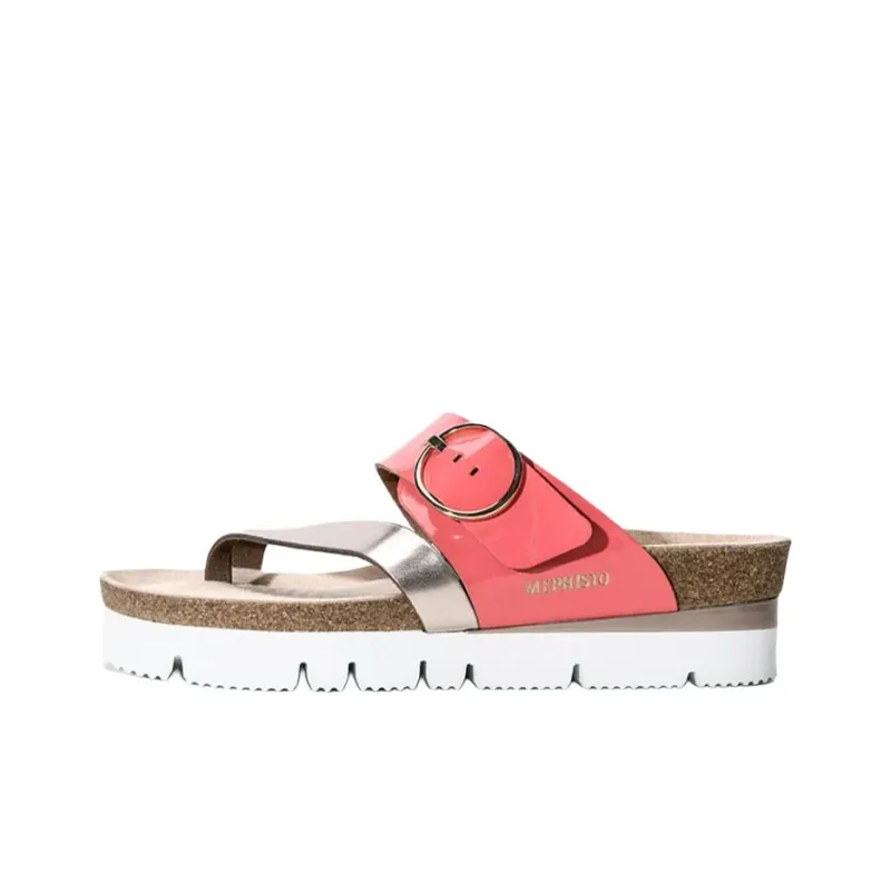MEPHISTO Rubber Sole Slip-Resistant Flip Flops Women's-12