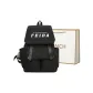Black+Charm+Khaki Shopping Bag