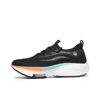 VOIT Running Shoes Unisex Low Top Black Rainbow